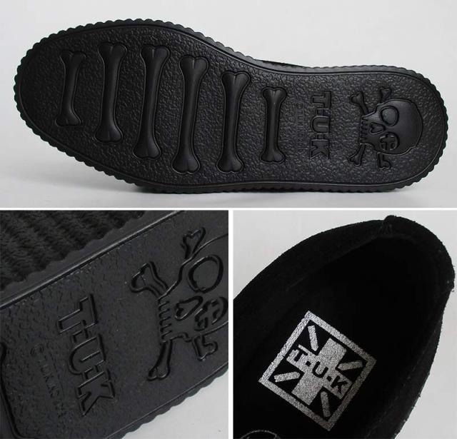 TUK/ティーユーケー ラバーソール 「Black Suede Viva Mondo Creepers」V7757 メンズ レディース スウェード 靴 スニーカー 厚底 パンク ロカビリー ファッション モッズ 送料無料_5
