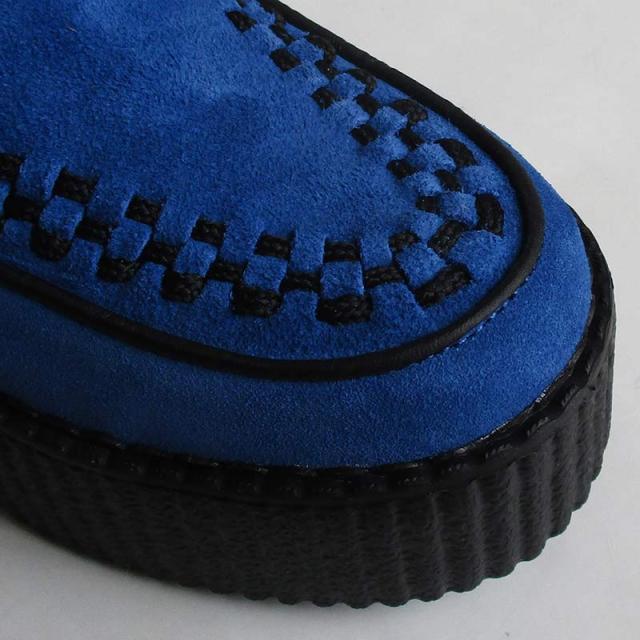 TUK/ティーユーケー ラバーソール 「Blue Suede Viva Mondo Creeper」V9546 メンズ レディース スウェード 靴 スニーカー 厚底 パンク ロカビリー ファッション モッズ 送料無料
