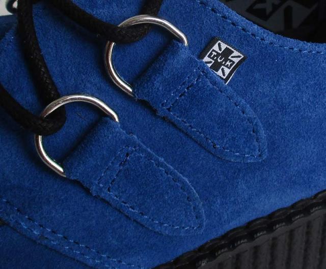 TUK/ティーユーケー ラバーソール 「Blue Suede Viva Mondo Creeper」V9546 メンズ レディース スウェード 靴 スニーカー 厚底 パンク ロカビリー ファッション モッズ 送料無料