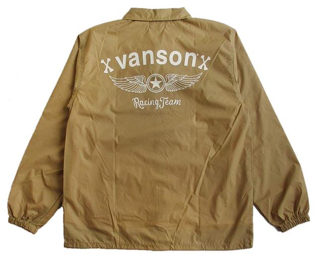 VANSON バンソン ナイロンコーチジャケット メンズ レディース カラー：COYOTE アウター 送料無料_4