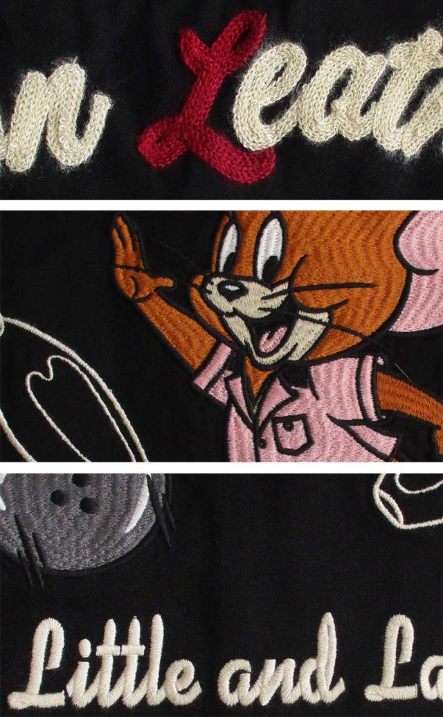 VANSON/バンソン トムとジェリー コラボ ツイル長袖シャツ オープンカラーシャツ トム＆ジェリー キャラクター 刺繍 メンズ レディース 送料無料_5