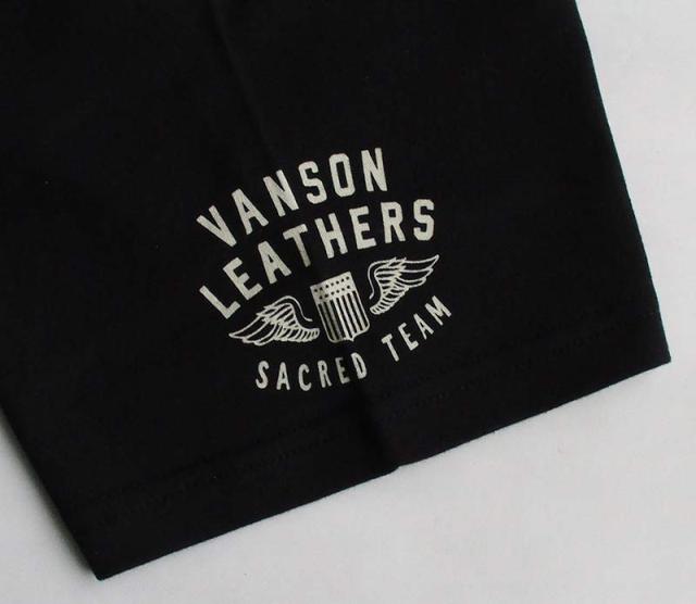 VANSON バンソン メンズ 天竺半袖Tシャツ チェーン刺繍 送料無料_6