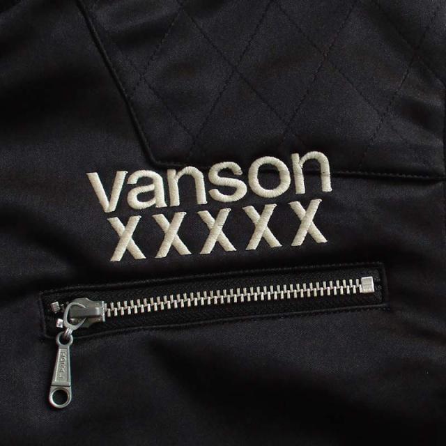 VANSON バンソン メンズ ボンディング ライダースジャケット スカル