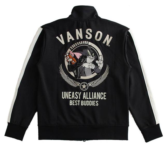 VANSON バンソン トムとジェリー トラックジャケット ジャージ メンズ レディース TOM &amp; JERRY トム＆ジェリー キャラクター アウター 送料無料_4