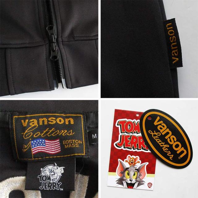 VANSON バンソン トムとジェリー トラックジャケット ジャージ メンズ レディース TOM &amp; JERRY トム＆ジェリー キャラクター アウター 送料無料_8