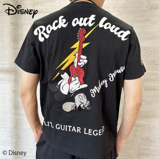 Mickey Mouse/ミッキーマウス 半袖Tシャツ FLAGSTAFF フラッグスタッフ メンズ レディース ディズニー/Disney キャラクター アメカジ 刺繍 送料無料