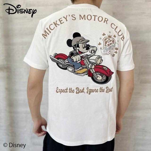 Mickey Mouse/ミッキーマウス 半袖Tシャツ FLAGSTAFF フラッグスタッフ メンズ レディース ディズニー/Disney キャラクター アメカジ 刺繍 送料無料