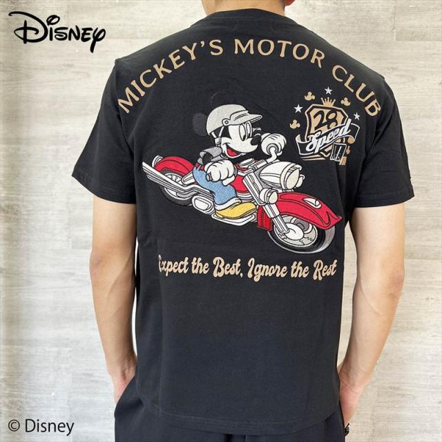 Mickey Mouse/ミッキーマウス 半袖Tシャツ FLAGSTAFF フラッグスタッフ メンズ レディース ディズニー/Disney キャラクター アメカジ 刺繍 送料無料