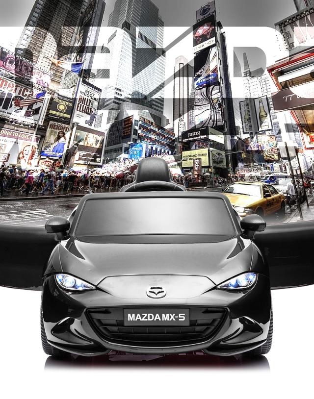 乗用ラジコン マツダ USロードスター MAZDA MX-5 RF 6V4Ah×2 四輪サスペンション ライセンス ペダルとプロポで操作可能 電動ラジコンカー 乗用玩具 子供 おもちゃ ラジコンカー 電動乗用玩具 電動乗用ラジコンカー [ マツダ MX-5 ]_3