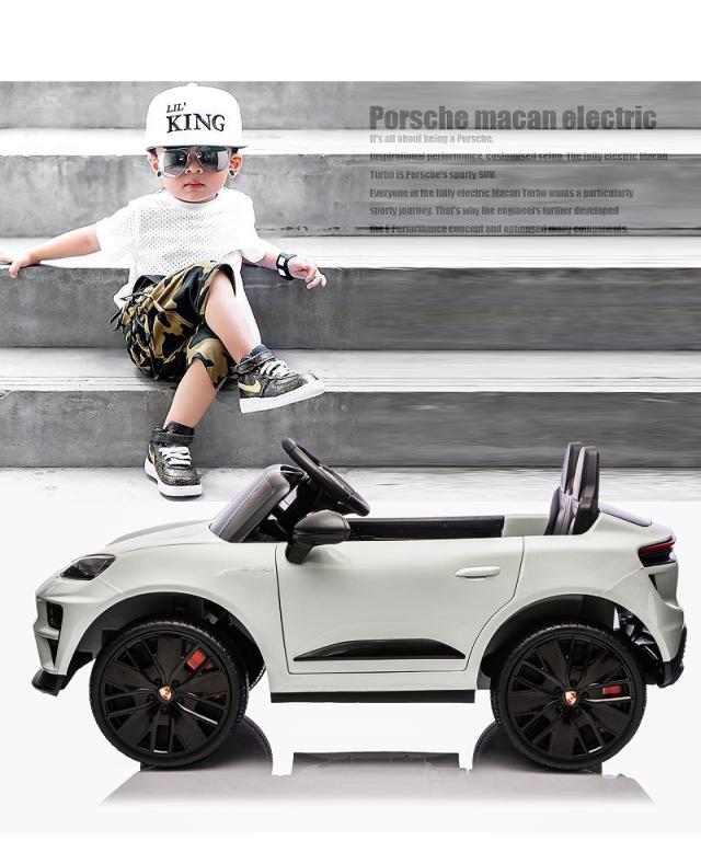 乗用玩具 乗用ラジコン Porsche Macan electric ポルシェ マカン 2WD 12V4.5Ah 4輪サスペンション ペダルとプロポで操作可能 電動ラジコンカー 子供 おもちゃ 電動乗用ラジコンカー [プレゼント ランキング]_5