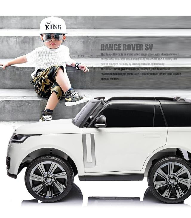 乗用ラジコン ランドローバー レンジローバーSV LAND ROVER RANGE ROVER SV 2人乗り 12V7Ah 四輪サスペンション ライセンス ペダルとプロポで操作 乗用玩具 子供 おもちゃ ラジコンカー 電動乗用玩具 電動乗用ラジコンカー [ レンジローバーSV RR998 ]_5