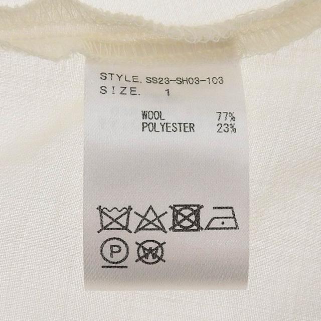 SATORU SASAKI サトルササキ トップス 1 アイボリー レディース