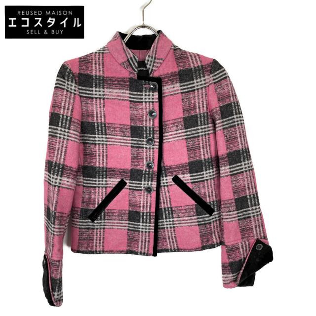 EMPORIO ARMANI エンポリオアルマーニ ジャケット 36 ピンク レディース