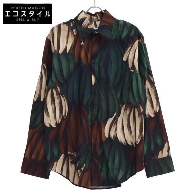 MSGM エムエスジーエム トップス 39 グリーン ブラウン ブラック ベージュ メンズ