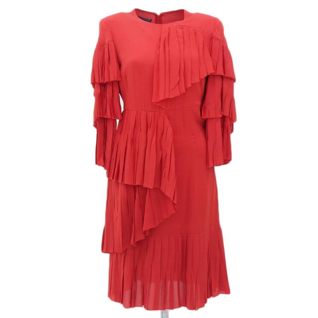 GUCCI グッチ ワンピース 36 レッド レディース