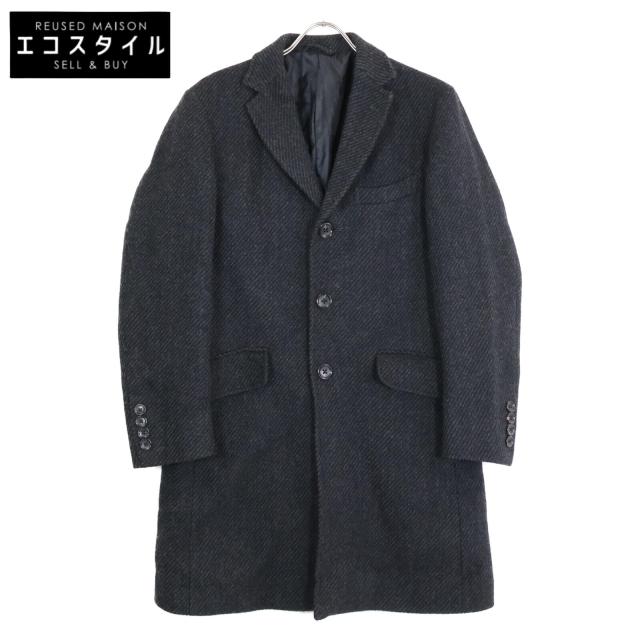 Paul Stuart ポールスチュアート コート 46 チャコールグレー メンズ