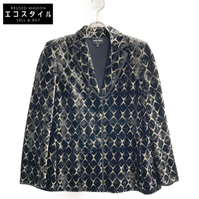 GIORGIO ARMANI ジョルジオアルマーニ ジャケット 38 ブラック レディース