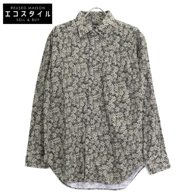 TOM FORD トムフォード トップス 39 ブラック グレー カーキ フラワー メンズ