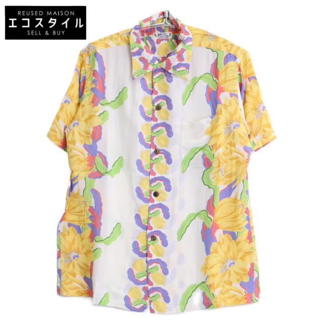 SUN SURF サンサーフ トップス L ホワイト メンズ