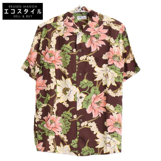 SUN SURF サンサーフ トップス L ブラウン メンズ