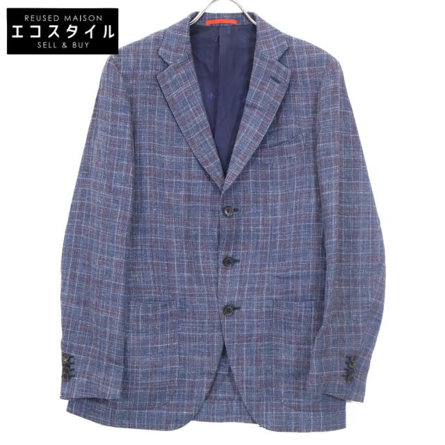ISAIA イザイア ジャケット 44 ネイビー メンズ