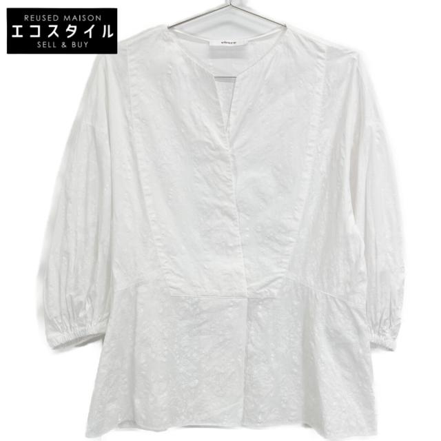 ebure エブール トップス 38 ホワイト レディース