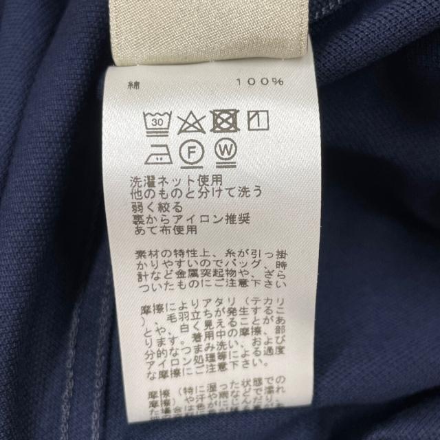 HERMES エルメス トップス XL ネイビー メンズ_4