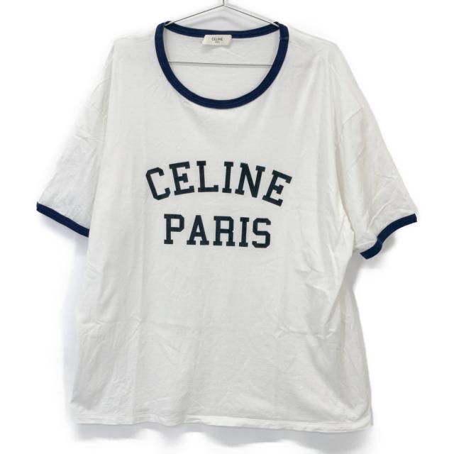 CELINE セリーヌ トップス XL ホワイト メンズ CELINE セリーヌ トップス XL ホワイト メンズ
