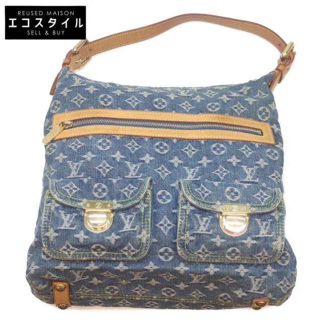 LOUIS VUITTON ルイヴィトン トートバッグ ブルー レディース