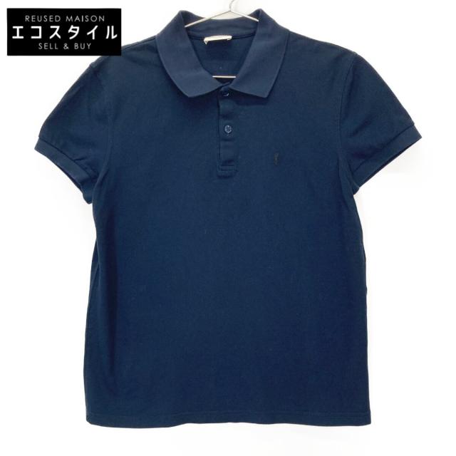 SAINT LAURENT PARIS サンローランパリ トップス M ネイビー レディース