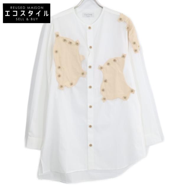 Yohji Yamamoto POUR HOMME ヨウジヤマモトプールオム トップス 2 ホワイト/ベージュ メンズ