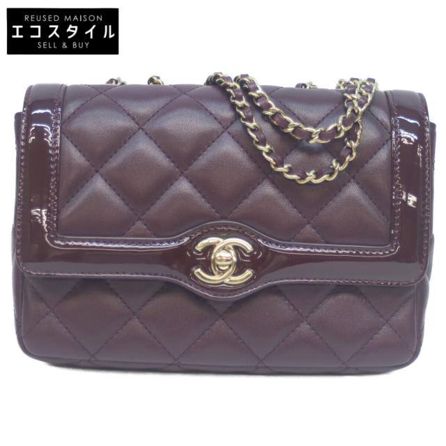 CHANEL シャネル ショルダーバッグ ボルドー レディース