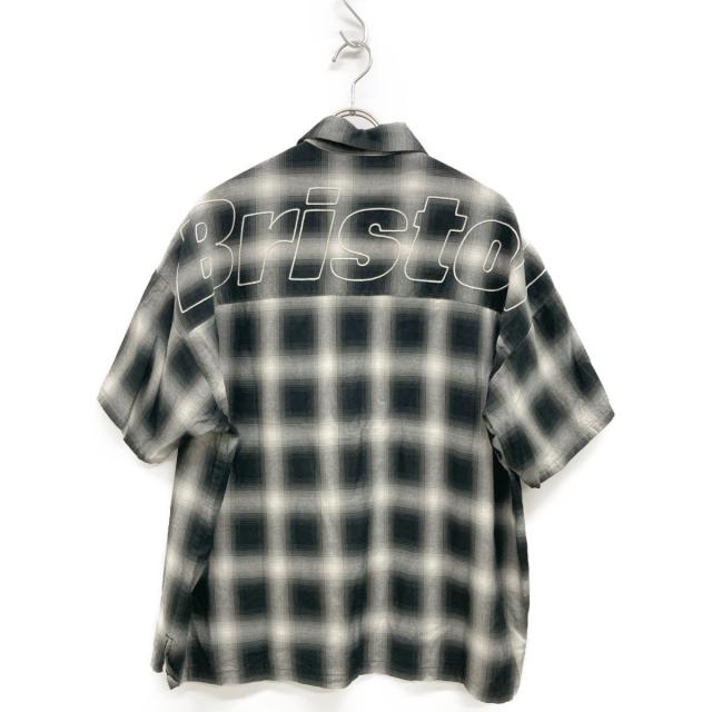 F.C.Real Bristol エフシーリアルブリストル トップス M ブラック×ホワイト メンズ