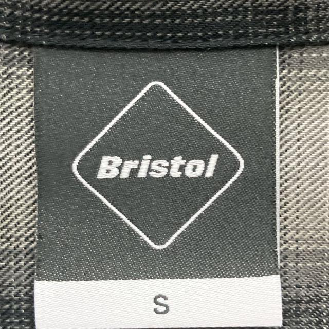 F.C.Real Bristol エフシーリアルブリストル トップス M ブラック×ホワイト メンズ