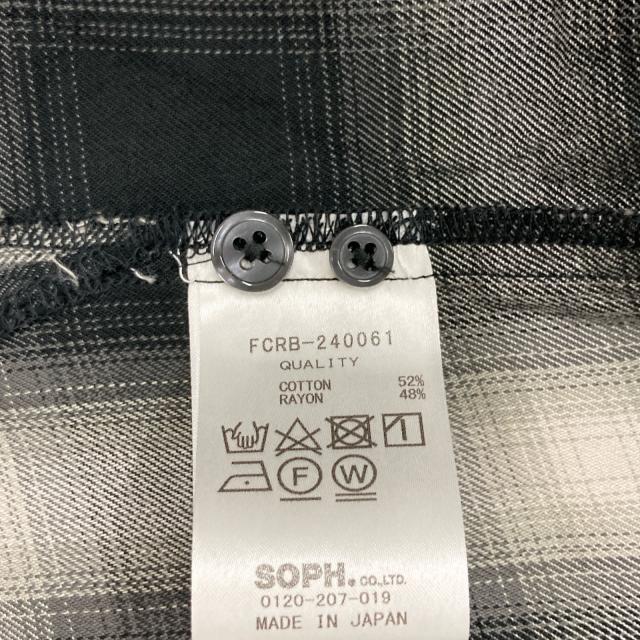 F.C.Real Bristol エフシーリアルブリストル トップス M ブラック×ホワイト メンズ