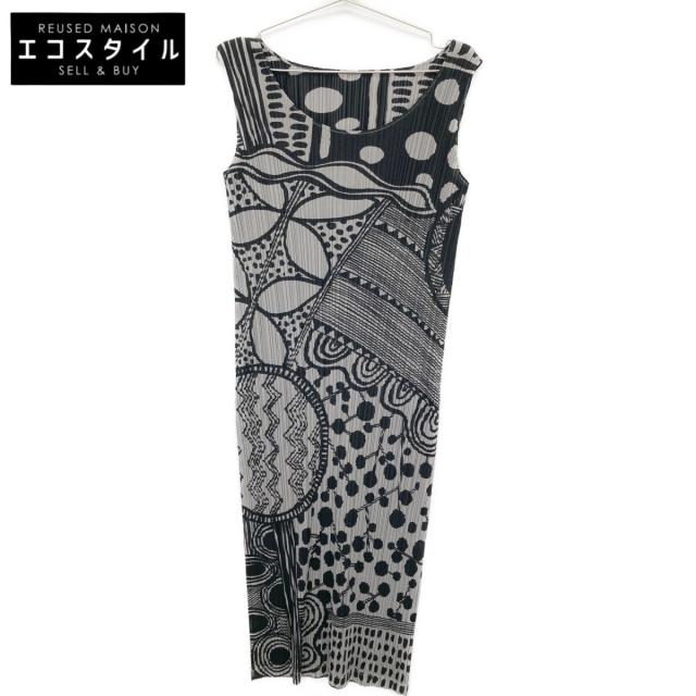 PLEATS PLEASE プリーツプリーズ ワンピース 3 グレー レディース