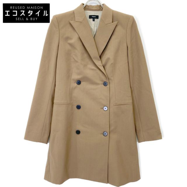 Theory セオリー ジャケット 2 ブラウン レディース