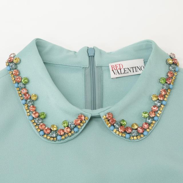 RED VALENTINO レッドヴァレンチノ ワンピース 40 グリーン レディース_5