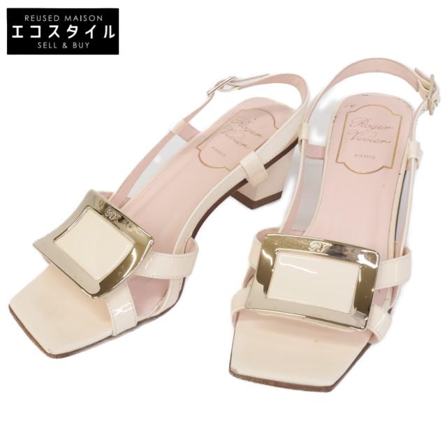 Roger Vivier ロジェヴィヴィエ シューズ 34 1/2 アイボリー レディース