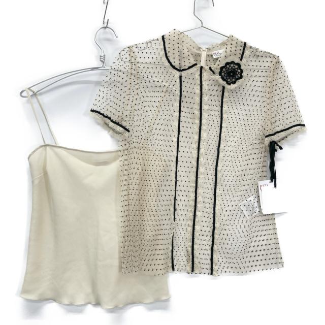 RED VALENTINO レッドヴァレンチノ トップス 40 ベージュ レディース 