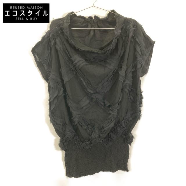 me ミー/イッセイミヤケ トップス ※サイズの記載はございません。 ブラック レディース