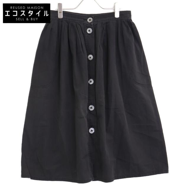 Yves Saint-Laurent イヴサンローラン スカート 46 ブラック レディース