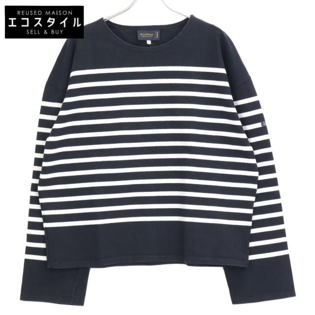 Le minor ルミノア トップス 3 ブラック×ホワイト メンズ