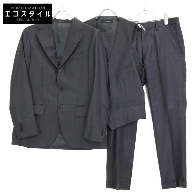 Green label relaxing グリーンレーベルリラクシング スーツ セットアップ ジャケット・ベスト46/ボトムス・80 グレー メンズ