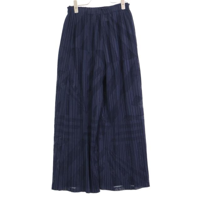 PLEATS PLEASE プリーツプリーズ ボトムス 3 ネイビー レディース_2