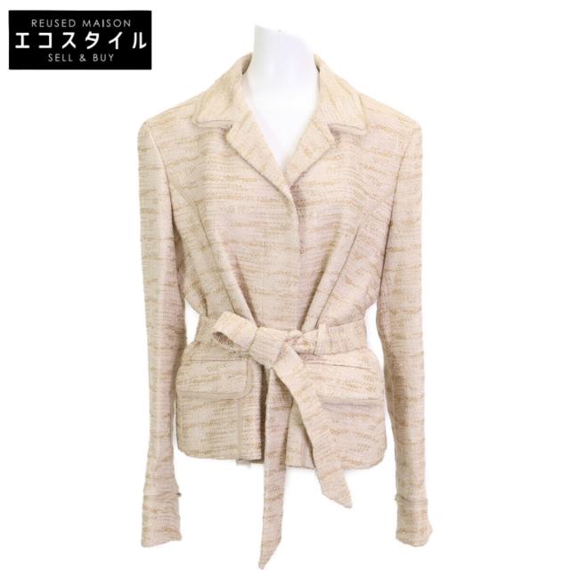 Salvatore Ferragamo サルヴァトーレフェラガモ ジャケット 48 ベージュ レディース