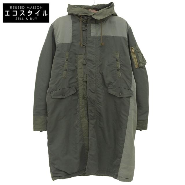 REMIRELIEF レミレリーフ コート L カーキ メンズ