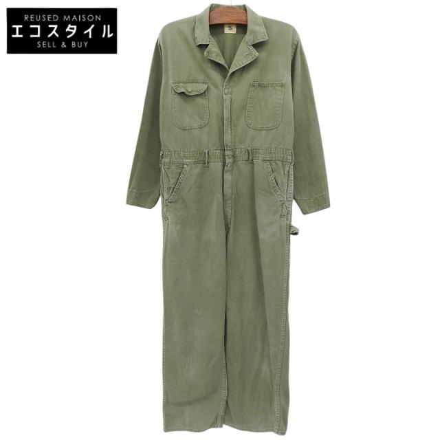 VINTAGE ヴィンテージ スーツ セットアップ 42 カーキ メンズ