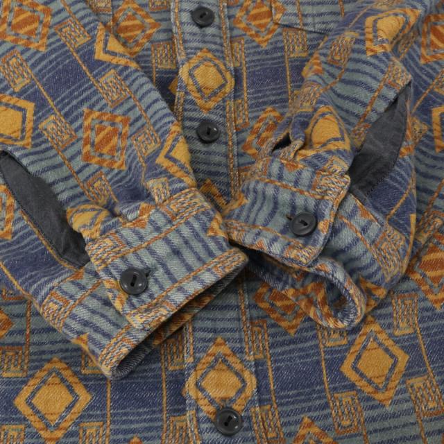 RRL ダブルアールエル トップス M ブルー オレンジ メンズ