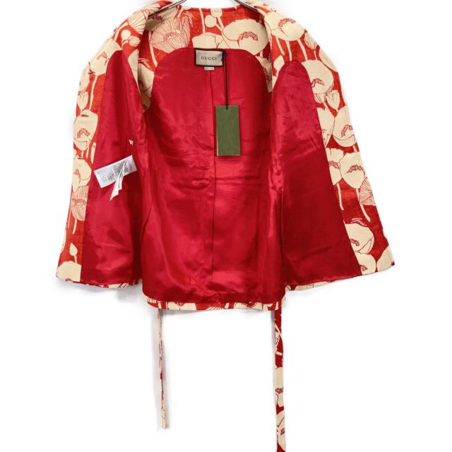GUCCI グッチ ベスト 38 レッド レディース_3
